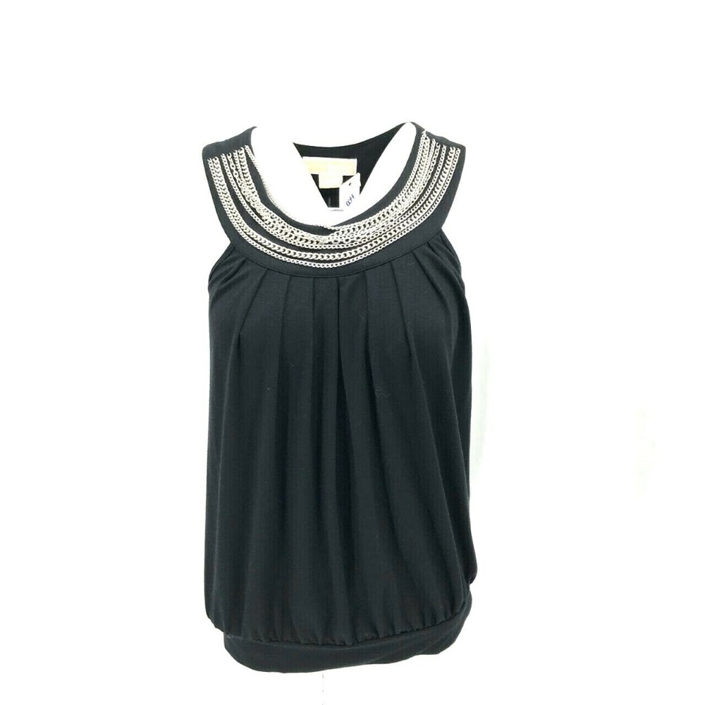 Michael Kors MK Chain Embellished Top Size XS